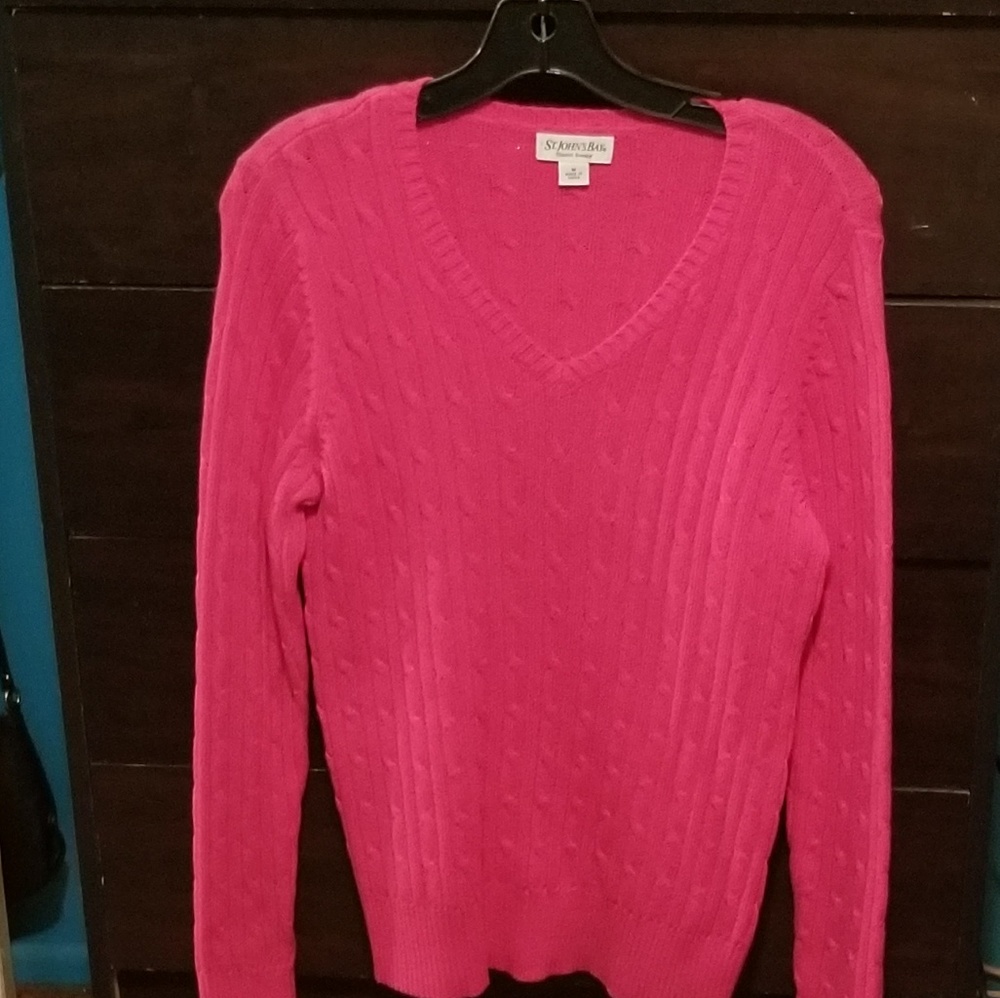 Womans Pink Knitted Sweater